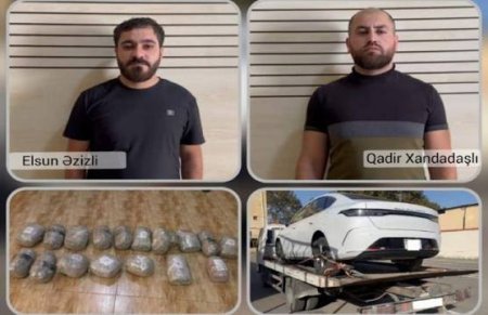 Masallıda narkotiki evakuatorla daşımağa cəhd edən şəxslər tutulub