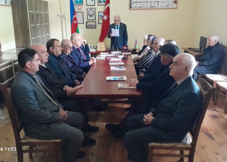 Şəkidə Veteranlar Ulu Öndər Heydər Əliyevin əziz xatirəsini ehtiramla anıblar 