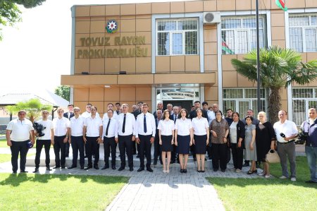 TOVUZ PROKURORLUĞUNUN FƏALİYYƏTİ TƏQDİRƏLAYİQDİR