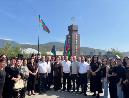 Ağ xalatlılar şəhidlərin önündə! – Şəlalə həkim və Şəki RMX kollektivi Anım Günündə